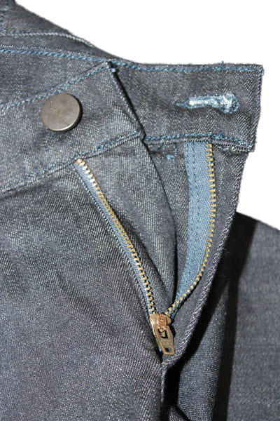 J Brand Mens Straight Jeans Dark Blue Mid Rise Size 30