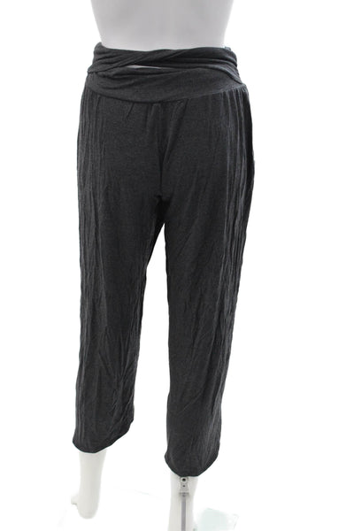 Athleta Women Cropped Harem Pants Dark Gray Modal Spandex Size XS