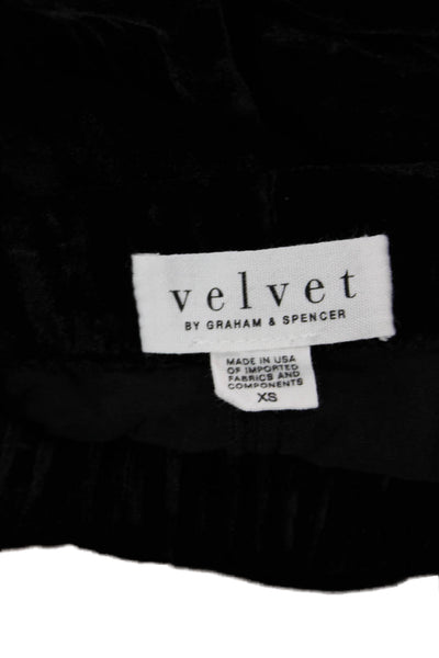Velvet Womens Black Viscose Silk Sweatpants Size 26