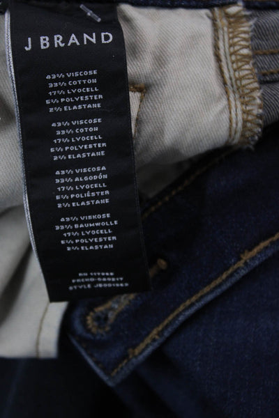 J Brand Womens Boyfriend Jeans Dark Blue Size 30