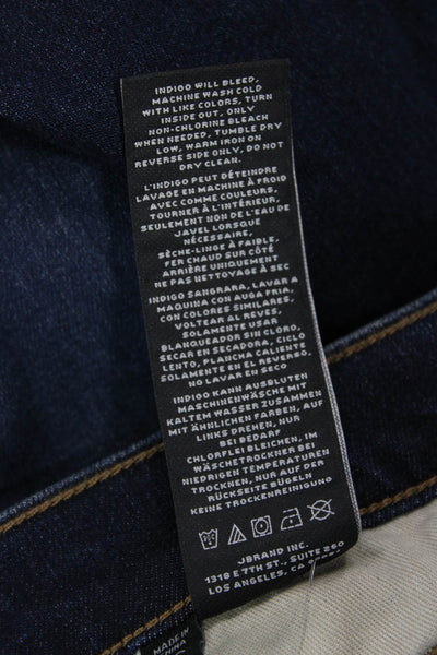 J Brand Womens Boyfriend Jeans Dark Blue Size 30