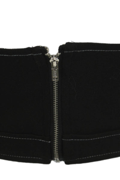 Lovers + Friends Women Cropped Sleeveless Black Top Size S