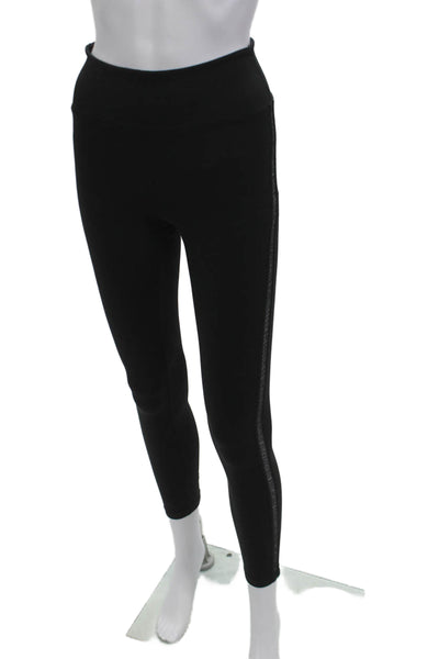 Noli Womens Black Ankle Leggings Nylon Spandex Size S
