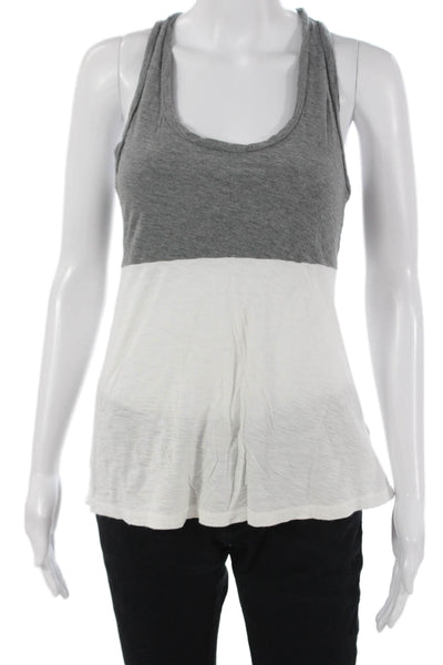 Standard James Perse Women Sleeveless Jersey Tank Gray Size 1