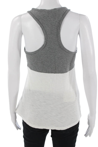 Standard James Perse Women Sleeveless Jersey Tank Gray Size 1