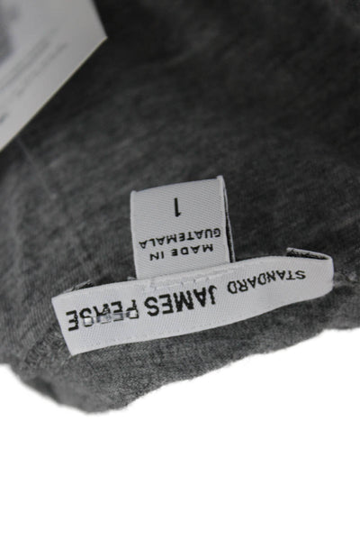 Standard James Perse Women Sleeveless Jersey Tank Gray Size 1