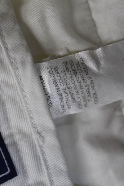 Vineyard Vines Mens Chinos White 100% Cotton Size 38
