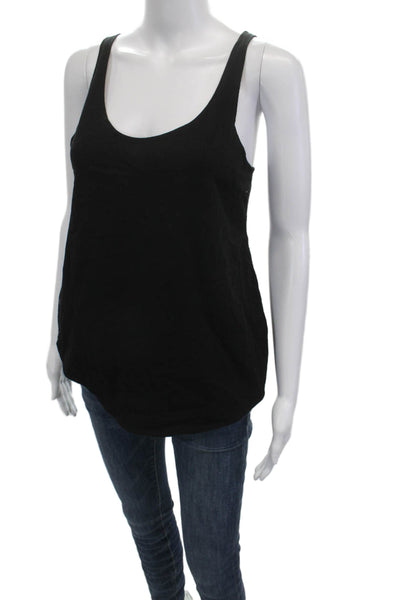 Vintage Havana Women Black Cotton Sleeveless Basic Tank Size M