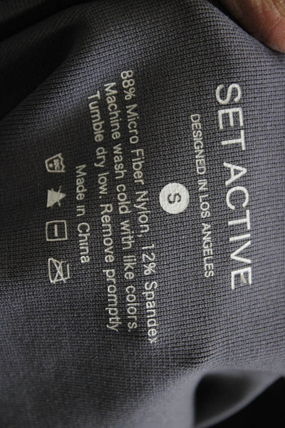 Set Active Womens Ankle Jegging Dark Gray 80% Nylon Size S