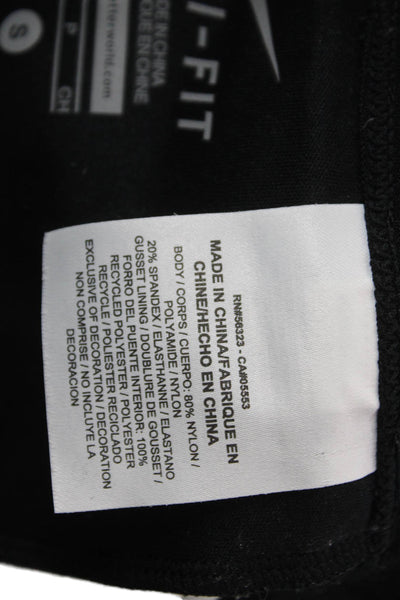 Nike Womens Black Aztec Capri Leggings Nylon Spandex Size S
