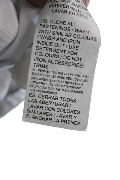 Puma Mens Chino Dress Pants Gray Button 100% Polyester Inseam 30 Size 38