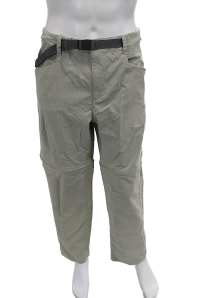 The North Face Mens Cargo Rain Pants Beige Buckle Outdoor Size 40