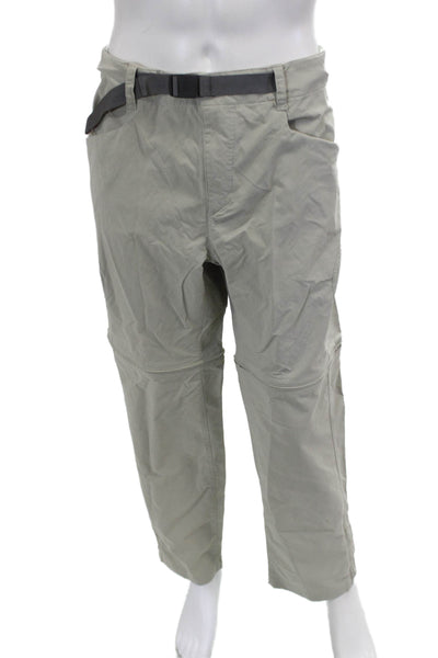 The North Face Mens Cargo Rain Pants Beige Buckle Outdoor Size 40