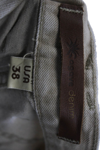 Agave Denim Co Mens Cropped Beige Cotton Linen Pants Big Tall Size 38