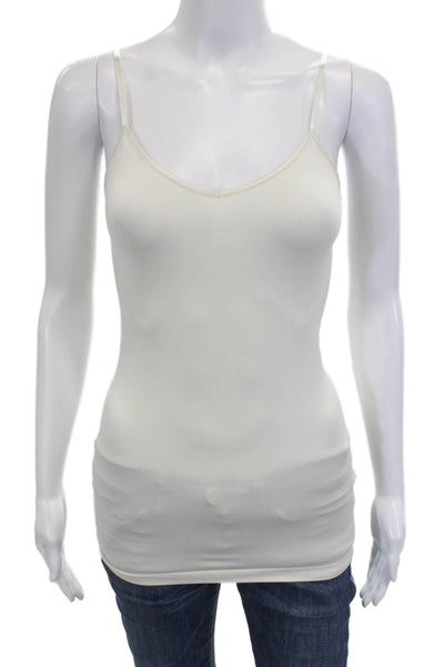 Banana Republic Women Tank Top White V-Neck Sleeveless Size XS
