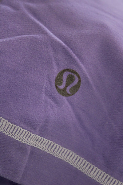 Lululemon Womens Color Block Padded Sleeveless Active Top Purple Size 6