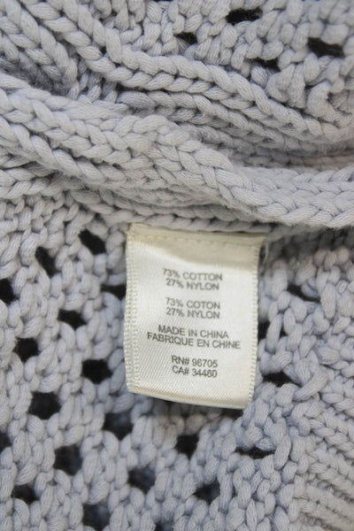 Rebecca Taylor Unisex Pullover Sweater Gray Crew Neck Long Sleeve Size XS