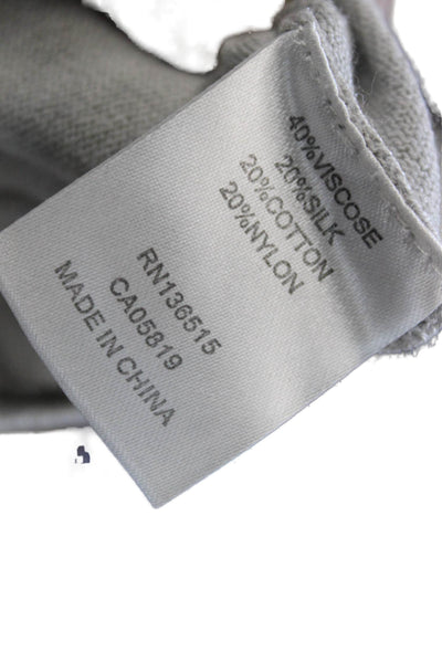 One Grey Day Unisex Gray Pullover Sweater Long Sleeve Size S