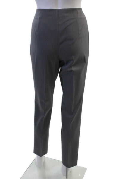 Lafayette 148 New York Womens Ankle Dress Pants Dark Gray Zip Size 4