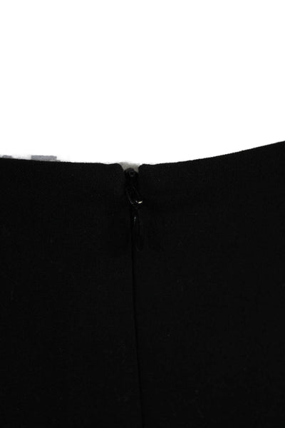 Theory Women Black Straight Pencil Skirt Knee Length Size 6