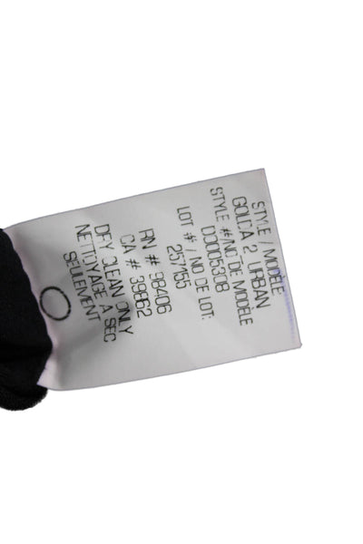 Theory Women Black Straight Pencil Skirt Knee Length Size 6