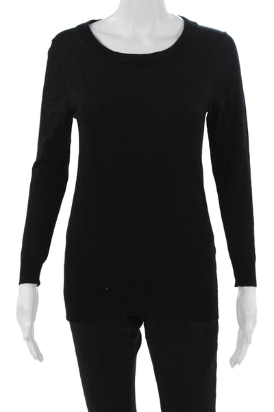 J Crew Unisex Pullover Sweater Black Long Sleeve Size S