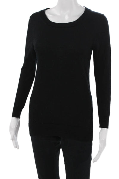 J Crew Unisex Pullover Sweater Black Long Sleeve Size S