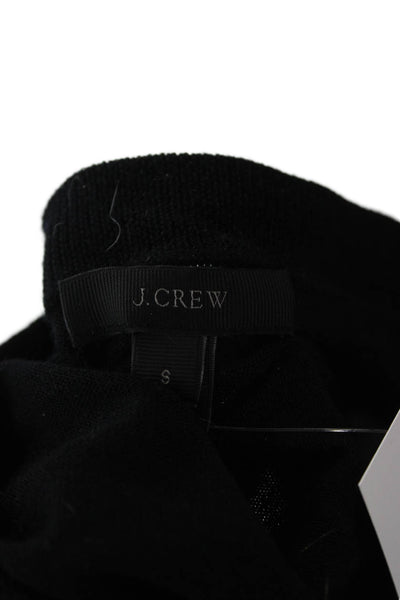 J Crew Unisex Pullover Sweater Black Long Sleeve Size S