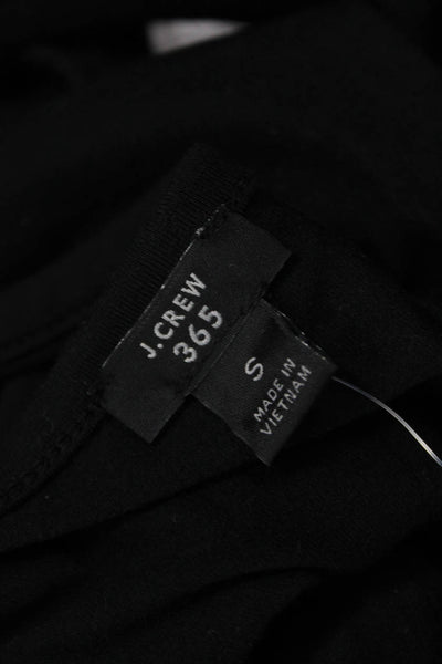 J Crew Women Sleeveless Scoop Neck Bodysuit Black Size S