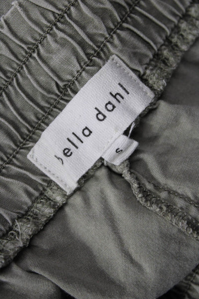 Bella Dahl Womens Ankle Jogger Pants Gray Drawstring Tencel Lyocell Size S