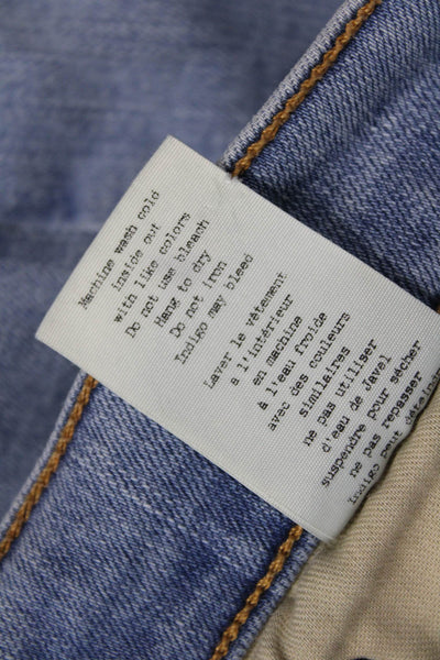 Rag & Bone Women Ankle Skinny Light Blue Low Rise Jeans Size 26