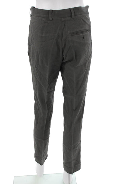 Farhi By Nicole Farhi Unisex Ankle Cropped Dress Pants Dark Gray Size 4