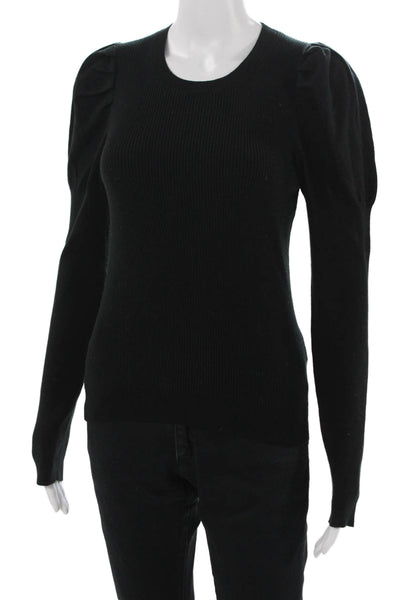 J Crew Unisex Black Pullover Sweater Crew Neck Long Sleeve Size S