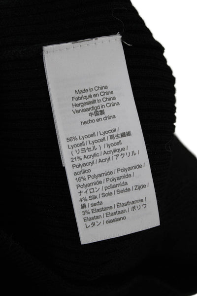 J Crew Unisex Black Pullover Sweater Crew Neck Long Sleeve Size S