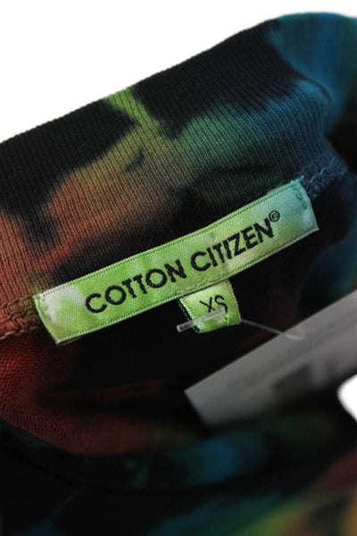 Cotton Citizen Women Cropped T-Shirt Black Sleeveless Crewneck Cotton Size XS