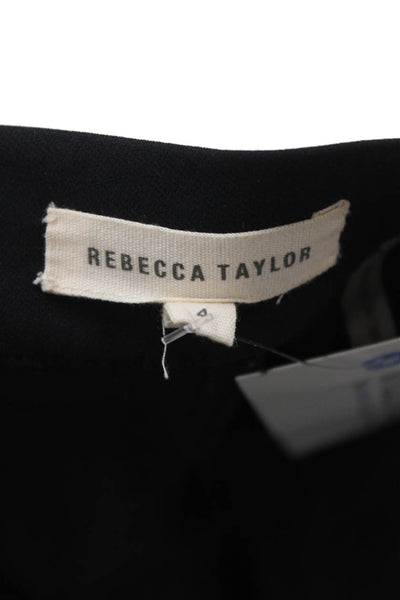 Rebecca Taylor Women Black Ankle Dress Pants Size 4