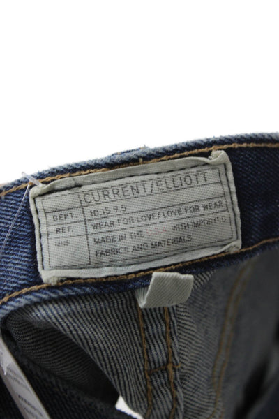 Current/Elliott Womens Mini Skirt Dark Blue Size 27