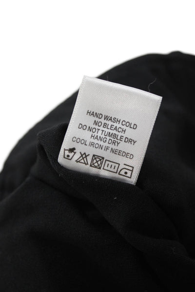 Lovers + Friends Women Mini Straight Pencil Skirt Black Rayon Blend Size S