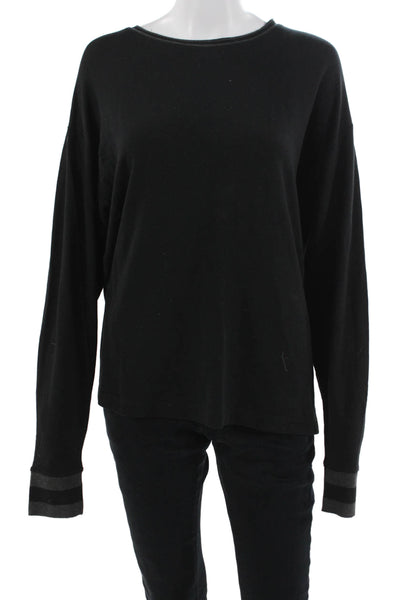 Rag & Bone Unisex Pullover Sweater Black Long Sleeve Round Neck Size S