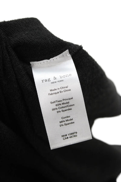 Rag & Bone Unisex Pullover Sweater Black Long Sleeve Round Neck Size S
