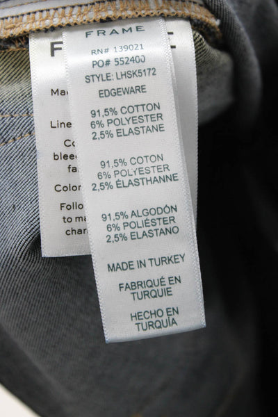 Frame Womens Ankle Skinny Jeans Dark Blue High Rise Size 25