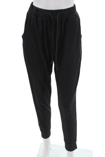 Cozy Earth Unisex Black Jogger Sweatpants Viscose Blend Drawstring Size S