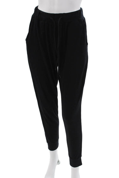 Cozy Earth Unisex Black Jogger Sweatpants Viscose Blend Drawstring Size S