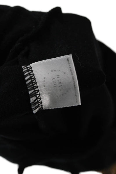 Cozy Earth Unisex Black Jogger Sweatpants Viscose Blend Drawstring Size S