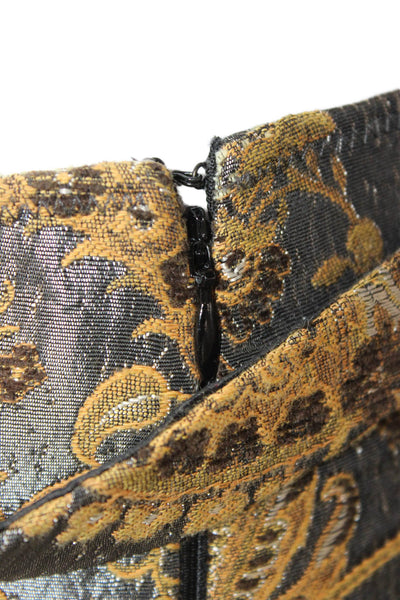 Off White Unisex Black Paisley Buckle Shorts Size 20