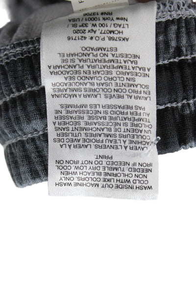 Adidas Boys Drawstring Logo Camouflage Knit Jogger Pants Gray Black Size 10-12