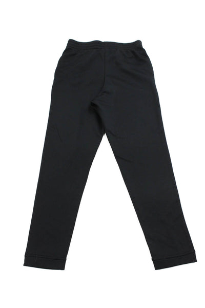 Nike Boys Drawstring Logo Straight Leg Pants Black White Size Extra Large