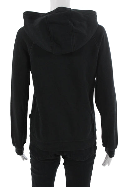 Nike Womens Pullover Hoodie Black Long Sleeve Sports Size L