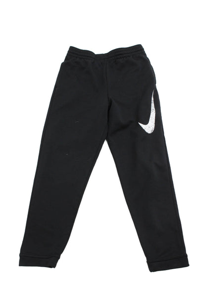 Nike Mens Black Jogger Sweatpants Drawstring 100% Polyester Size L