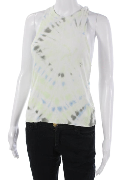 All Access Womens Basic High Neck Sleeveless Tank White Size 2XS